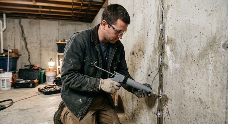 Basement Crack Repair in Collegeville, PA