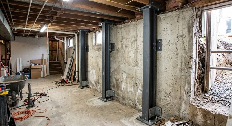 Basement Stabilization in Collegeville, PA