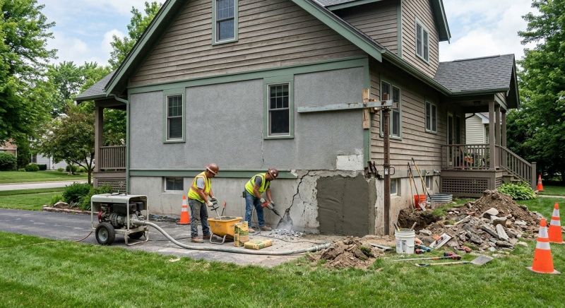 Building Foundation Repair in Devon, PA