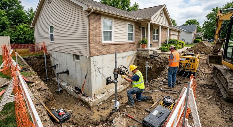 Building Foundation Repair in Dresher, PA