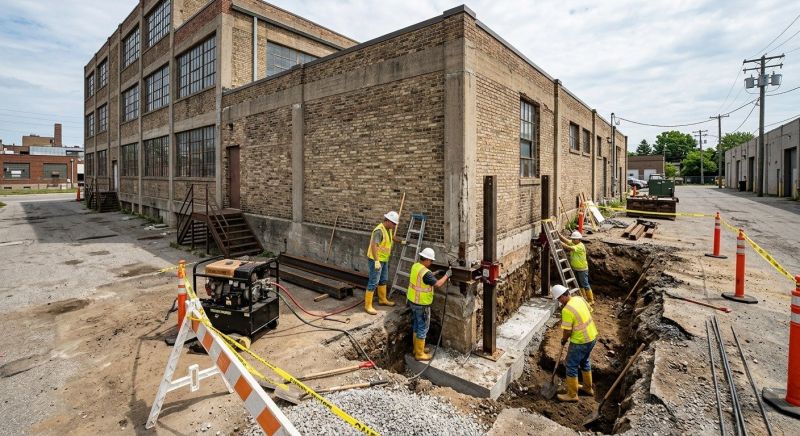 Building Foundation Repair in Glenside, PA