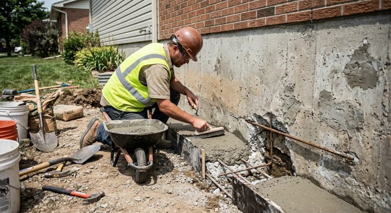 Concrete Foundation Repair in Center Valley, PA
