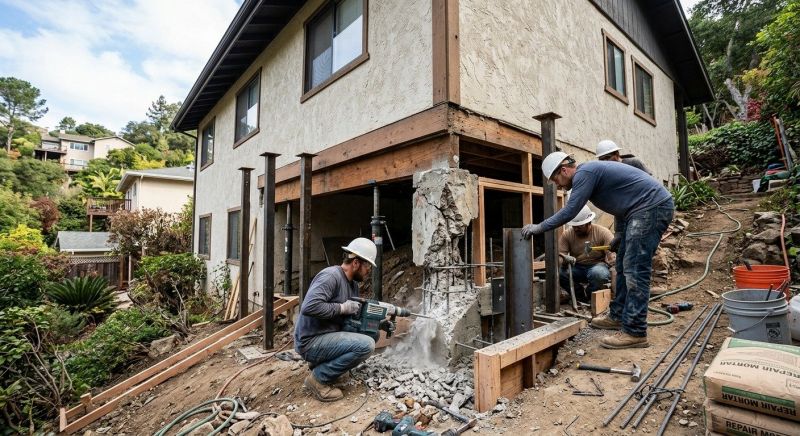 Concrete Foundation Repair in Cheltenham, PA