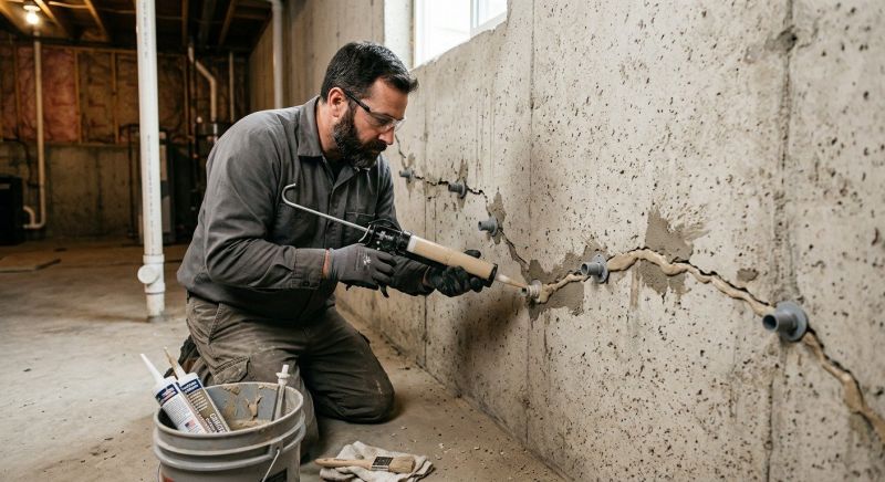 Cracked Foundation Repair in Cheltenham, PA