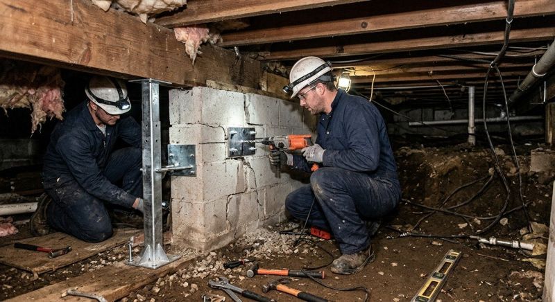 Crawlspace Foundation Repair in Dresher, PA