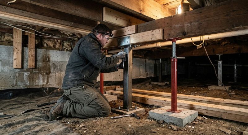 Crawlspace Structural Repair in Collegeville, PA