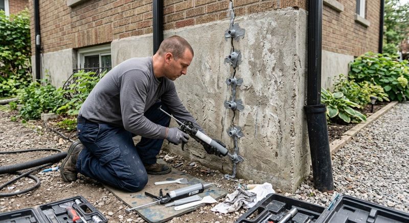Foundation Crack Repair in Boyertown, PA