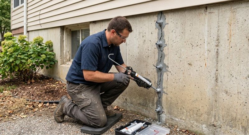 Foundation Crack Sealing in Collegeville, PA