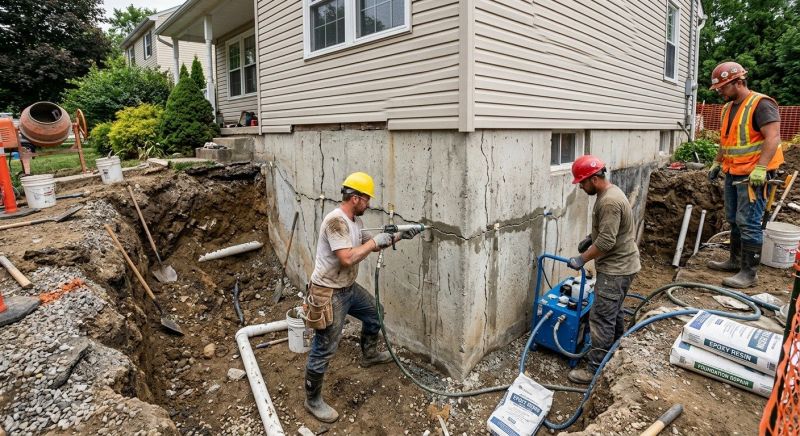 Foundation Damage Repair in Lansdale, PA
