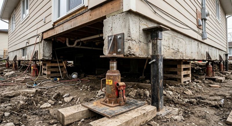 Foundation Jacking in Barto, PA