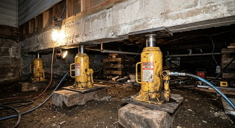 Foundation Jacking in Boyertown, PA