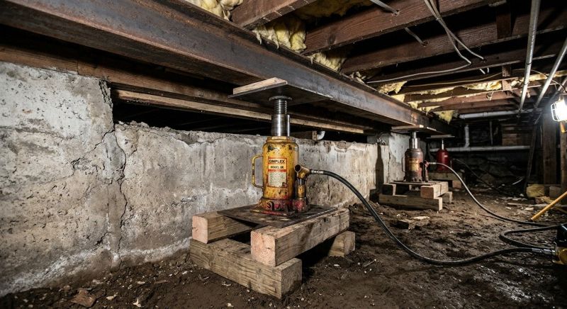 Foundation Jacking in Cheltenham, PA