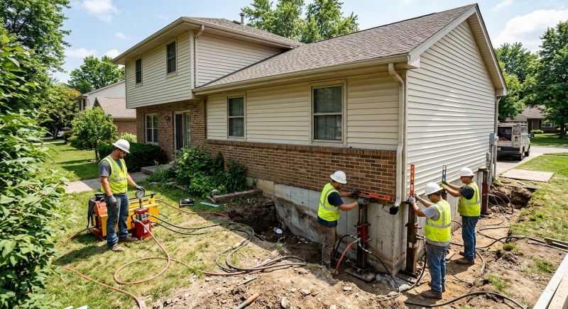 Foundation Jacking in Coatesville, PA