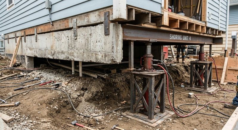 Foundation Jacking in Coopersburg, PA