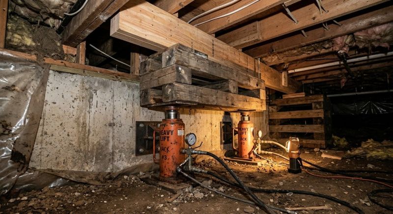 Foundation Jacking in Coopersburg, PA