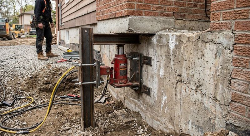 Foundation Jacking in Drexel Hill, PA