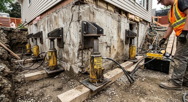 Foundation Jacking in Elverson, PA