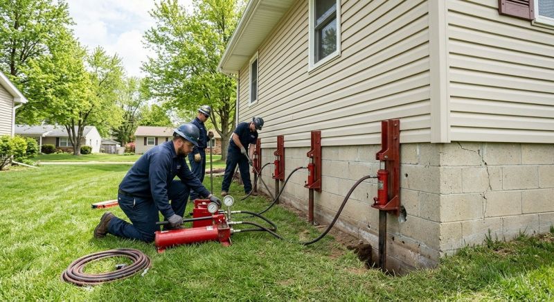 Foundation Jacking in Elverson, PA