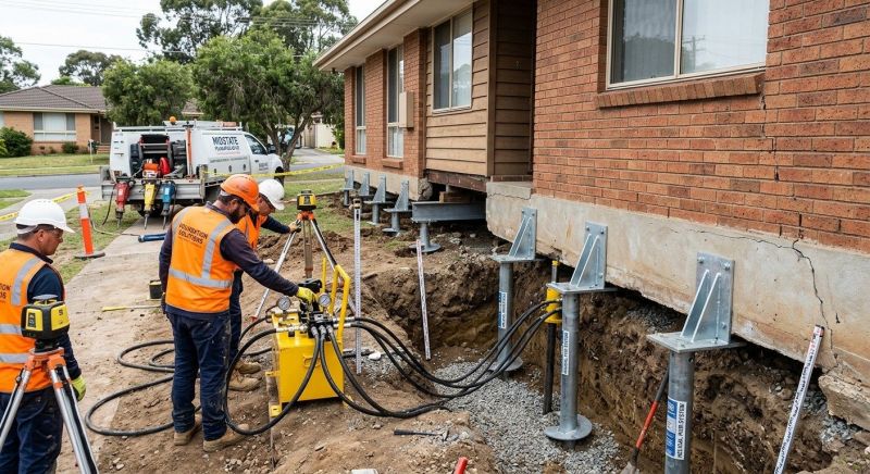Foundation Jacking in Glen Mills, PA