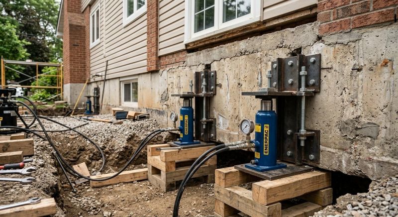 Foundation Jacking in Lafayette Hill, PA