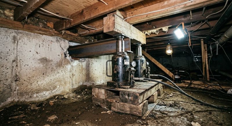 Foundation Jacking in Royersford, PA