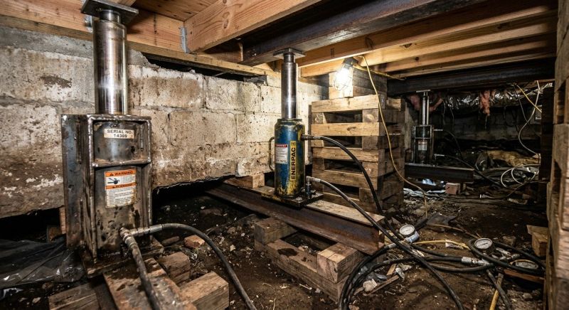 Foundation Jacking in Souderton, PA