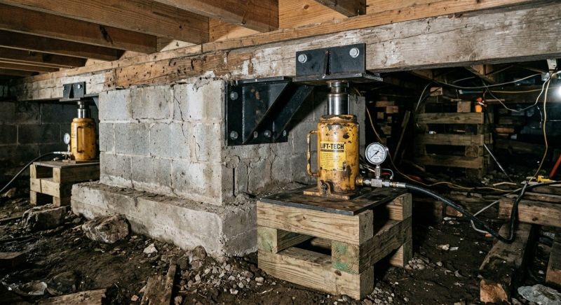Foundation Jacking in Southampton, PA