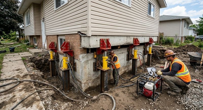 Foundation Lifting in Boyertown, PA