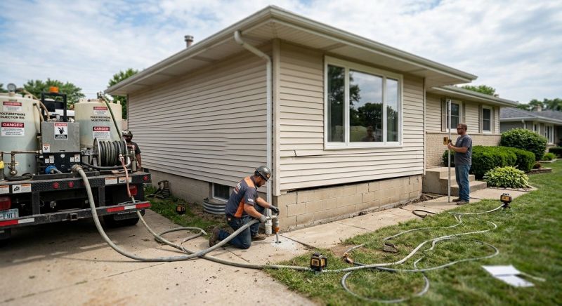 Foundation Lifting in Boyertown, PA