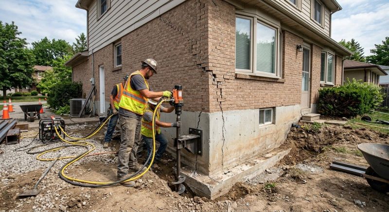 Foundation Lifting in Drexel Hill, PA
