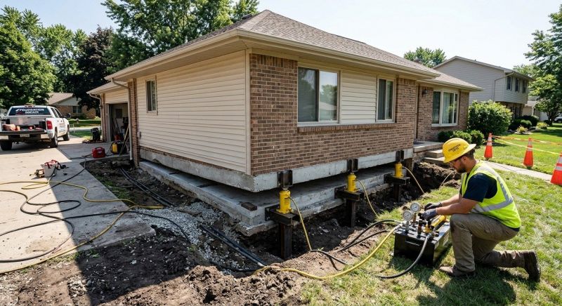 Foundation Lifting in Hatboro, PA