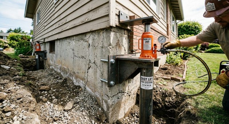 Foundation Lifting in Havertown, PA