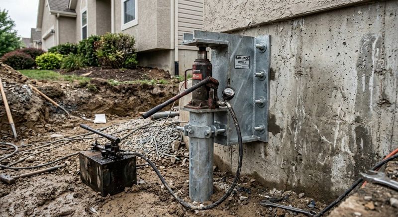 Foundation Pier Leveling in Collegeville, PA