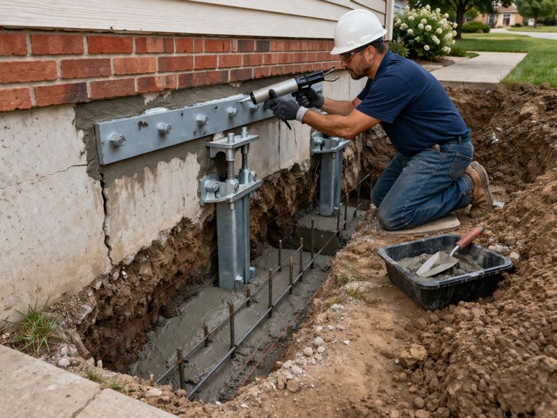 Foundation Repair in Royersford, PA