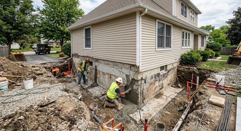 Foundation Restoration in Collegeville, PA