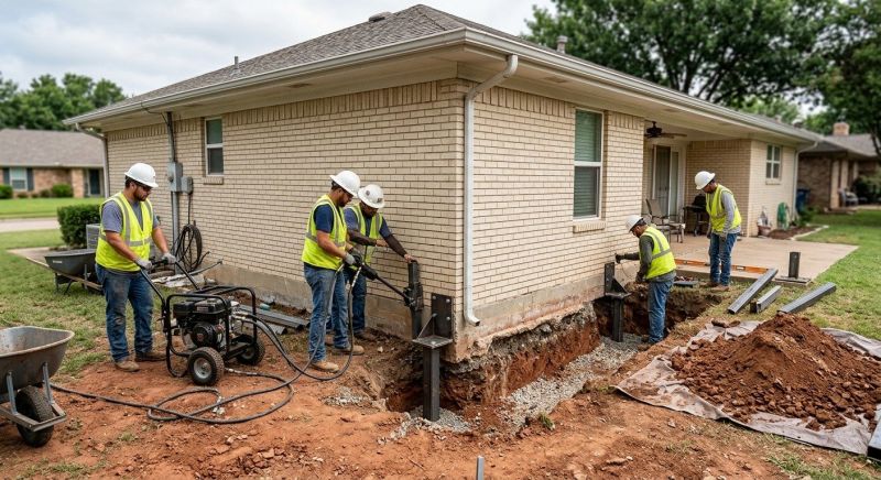 Foundation Stabilizing in Bryn Mawr, PA