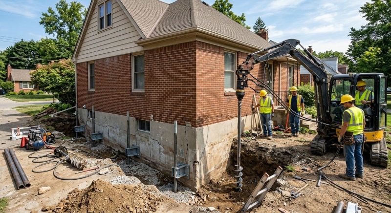 Foundation Stabilizing in Dresher, PA