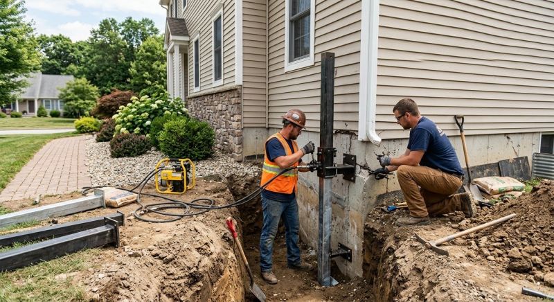 Foundation Stabilizing in Exton, PA