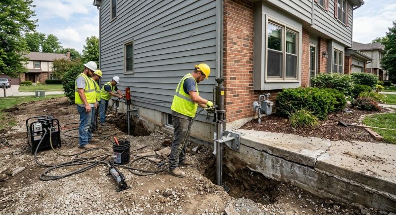 Foundation Stabilizing in Glenolden, PA