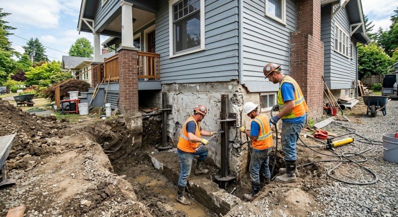 Foundation Stabilizing in Glenside, PA