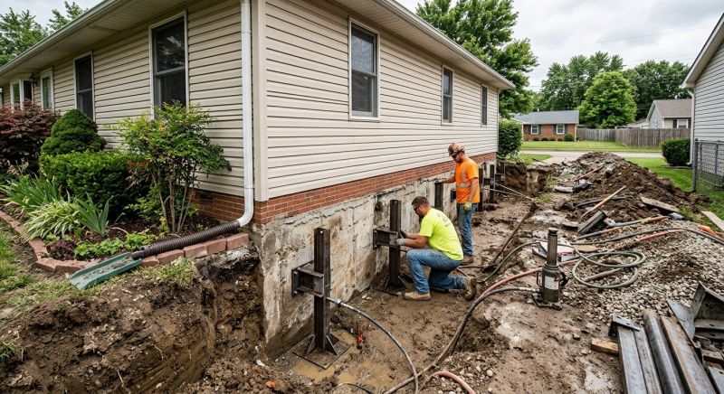 Foundation Stabilizing in Green Lane, PA