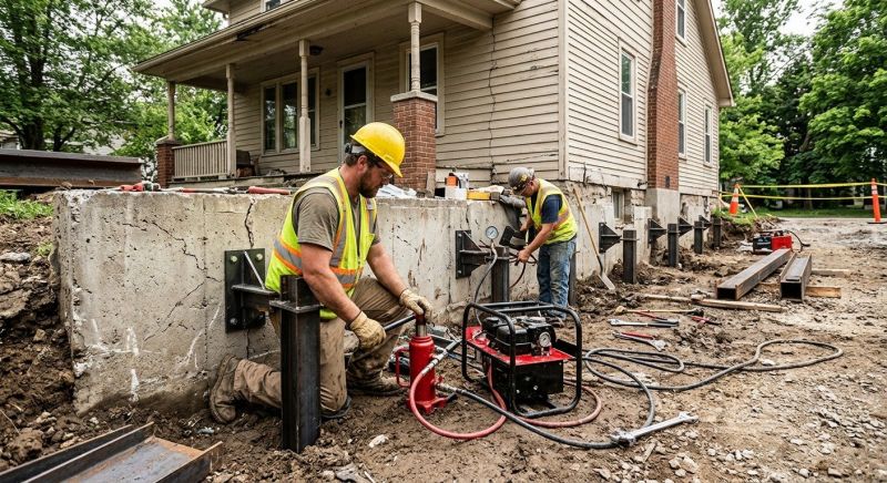Foundation Stabilizing in Wayne, PA