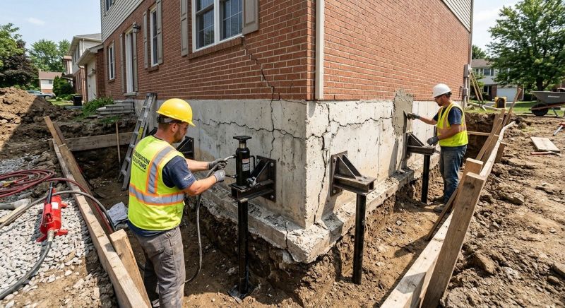 Foundation Structural Repair in Doylestown, PA
