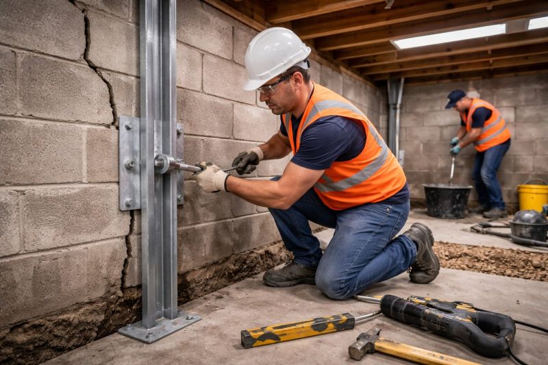 Foundation Structural Repair in Gilbertsville, PA