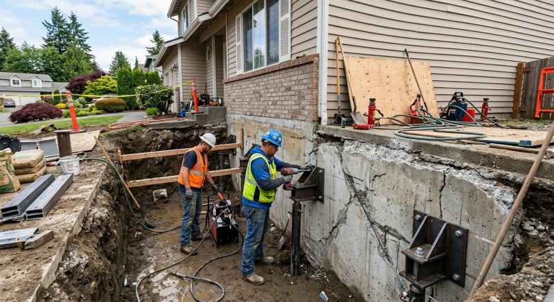 Home Foundation Repair in Glen Mills, PA