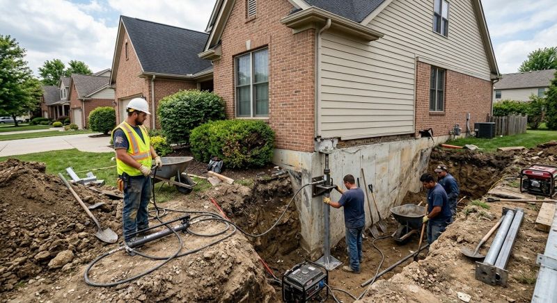 House Foundation Repair in Emmaus, PA