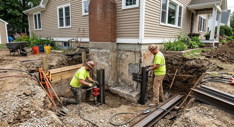 House Foundation Repair in Hatfield, PA