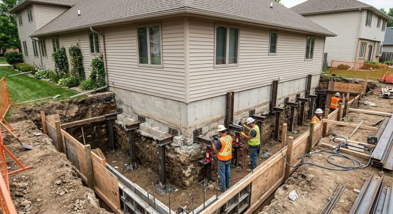 House Underpinning in Collegeville, PA