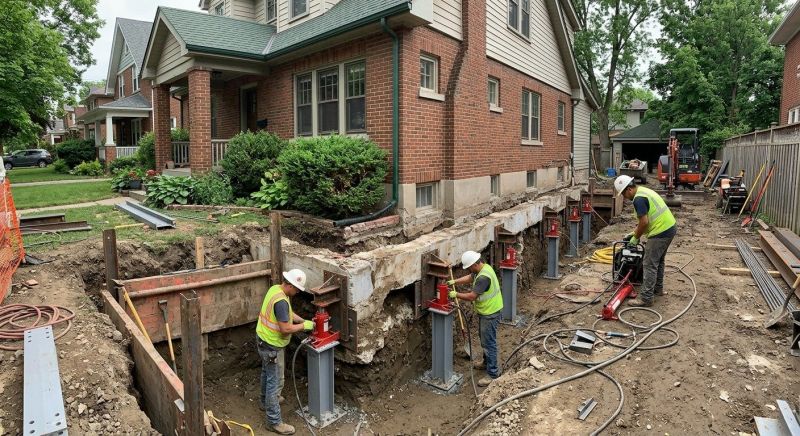 House Underpinning in Collegeville, PA