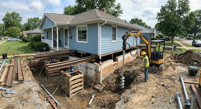 House Underpinning in Collegeville, PA